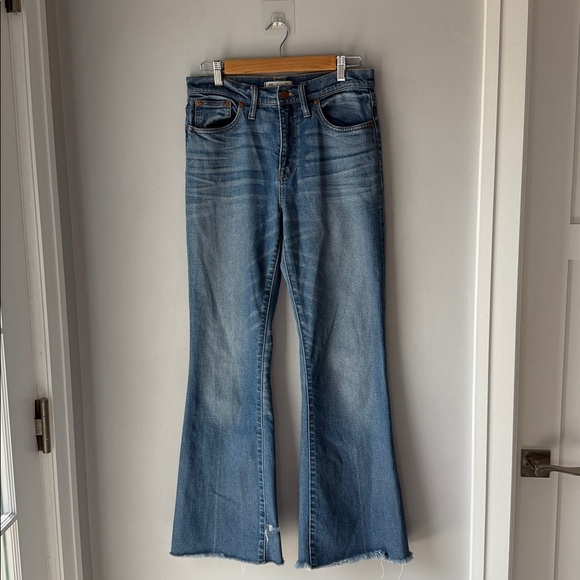 Madewell Jeans Flea Market Flare 29 Raw Hem - Picture 1 of 7